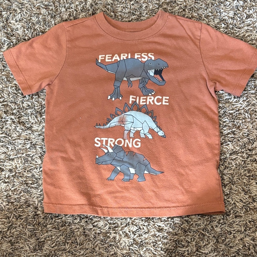 Garanimals Rust Dinosaur Graphic Tee